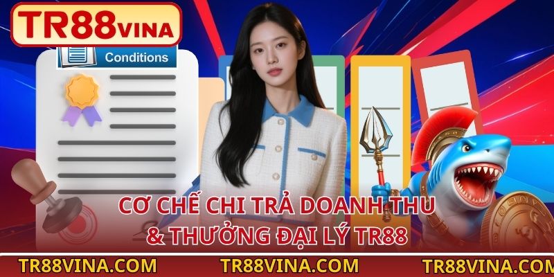 Đại Lý TR88 – Bước Đệm Làm Giàu, Tương Lai Rộng Mở 3 Cơ chế chi trả doanh thu & thưởng đại lý TR88