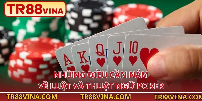 Những điều cần nắm về luật và thuật ngữ Poker